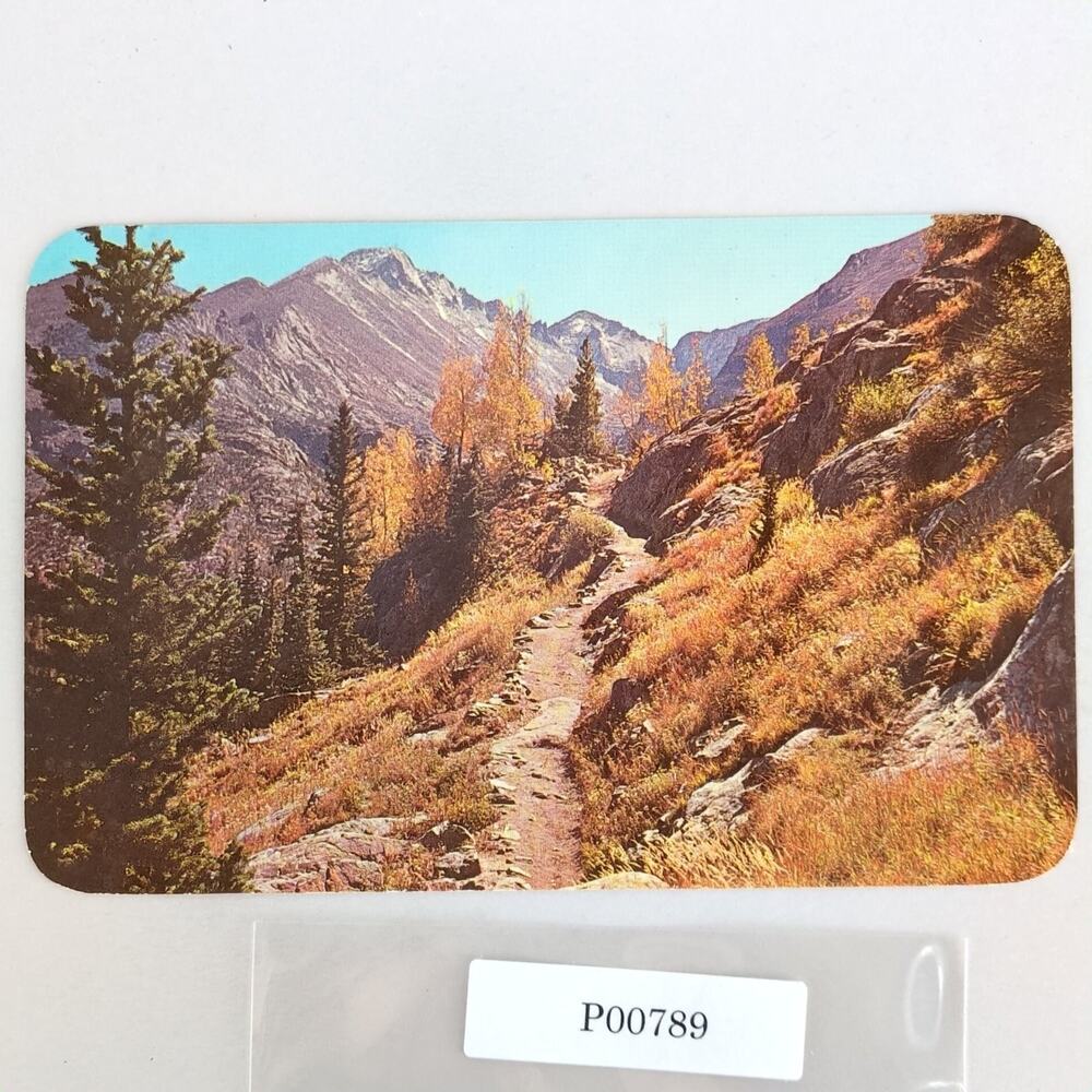 Long's Peak Dream Lake Trail Rocky Mt National Park Colorado 1950s Postcard